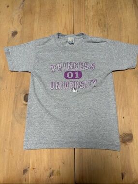 Big Dogs Grey Kids 'Princess 01 University' Graphic Tee